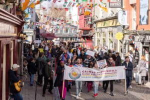 Image of Galway Communities Against Racism Solidarity Demonstration in Galway City-GCCN