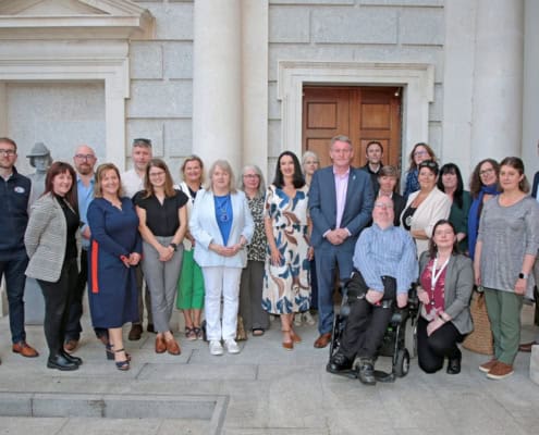 Group Photo of PPN Staff at Leinster House, Dublin